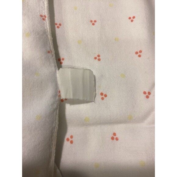 Vtg Riegel Mother Baby Duck Blocks Hearts Blanket White Blue Yellow Pink 27x34 - Picture 6 of 13